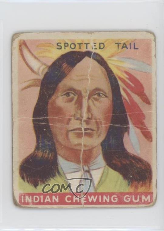 1933 Goudey Indian Gum R73 Series of 48 Spotted Tail #46 4q5