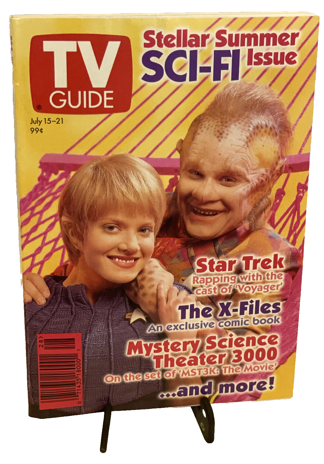TV Guide Stellar Summer SCI-FI Issue July 15-21 1995 Star Trek Voyager