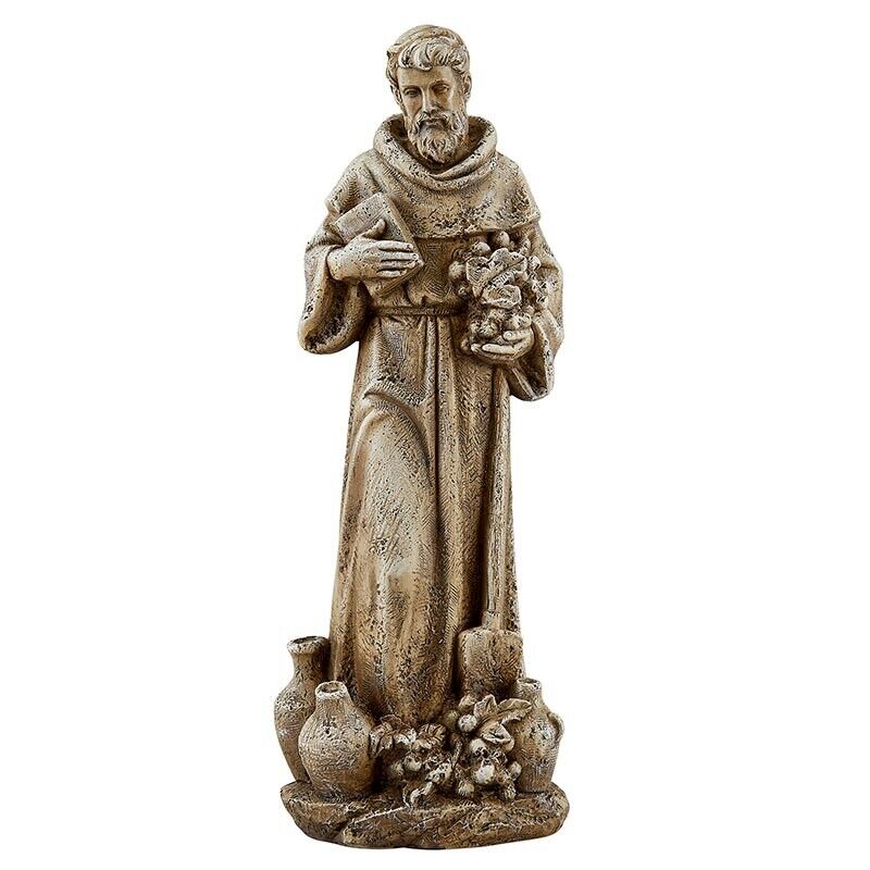Saint Fiacre Statue Indoor Outdoor Decor New