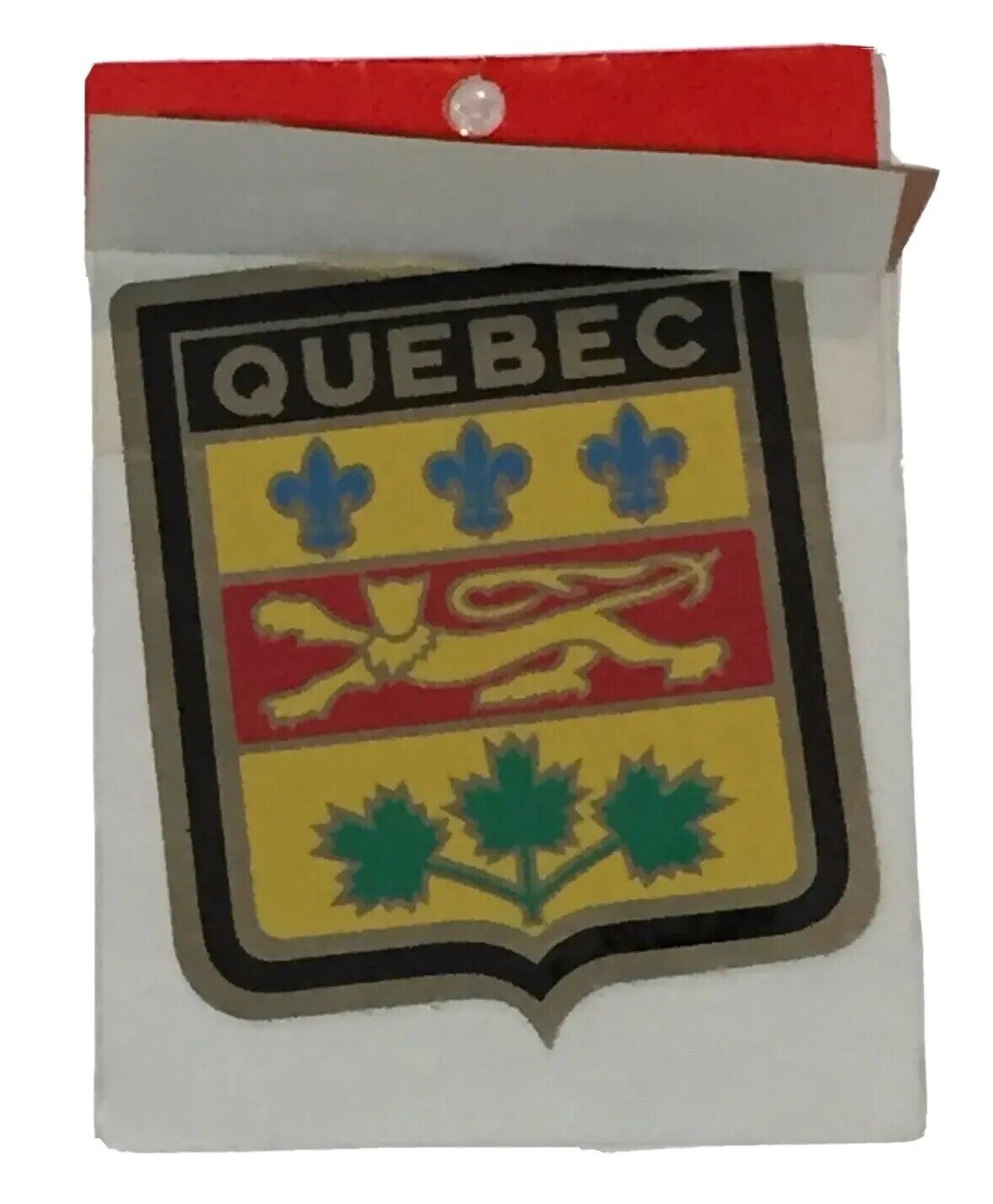 Vintage Quebec Canada Decal / Sticker NOS