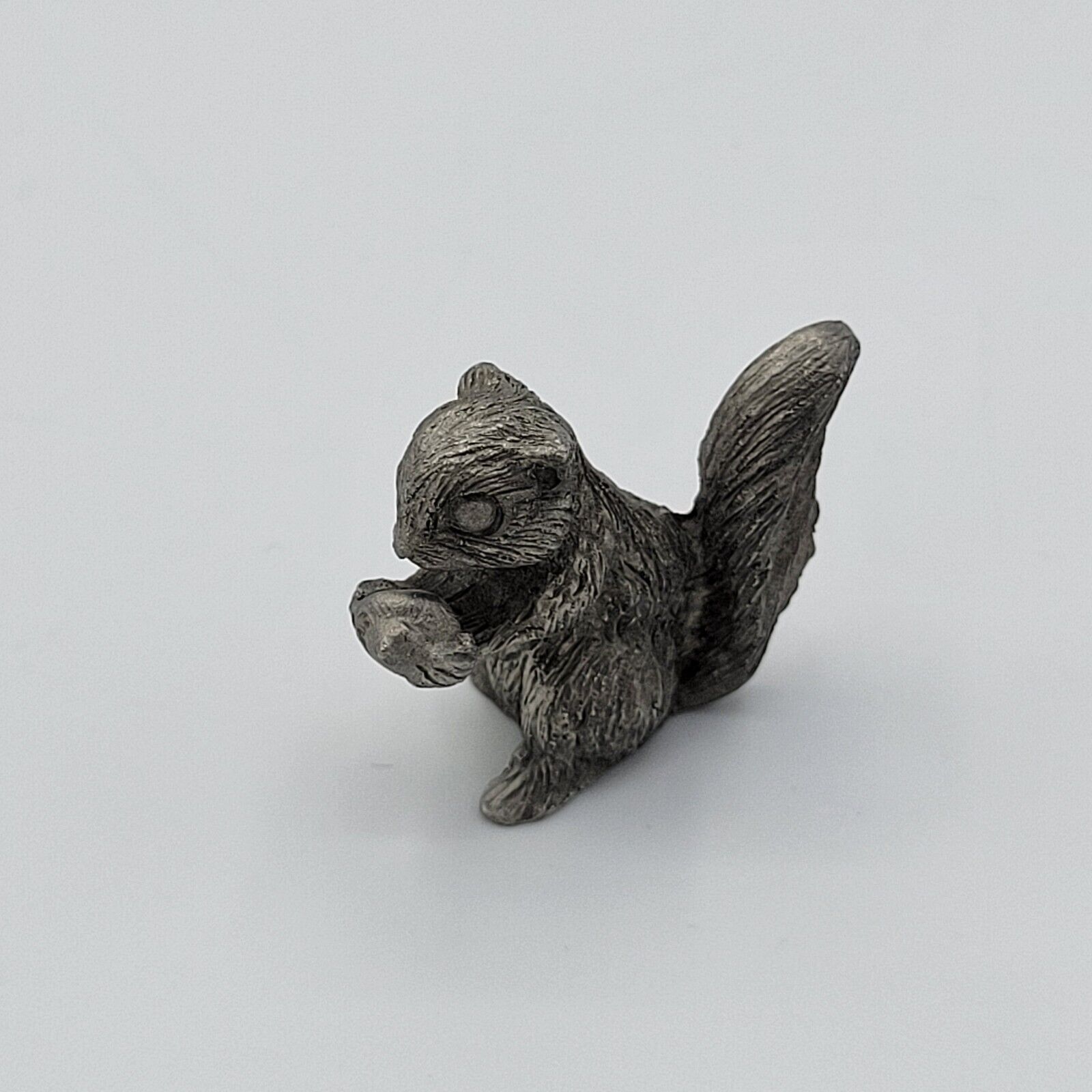 Spoontiques Squirrel With Nut Pewter Miniature Figurine