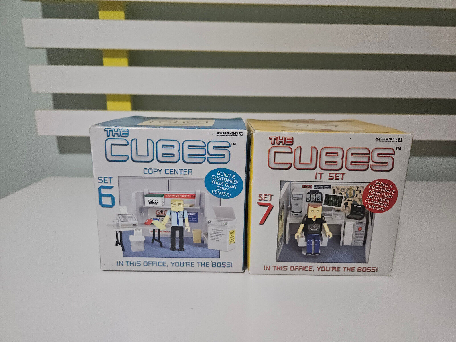 THE CUBES IT SET AND COPY CENTRE TIM AND ART MINI CUBELAND WORK