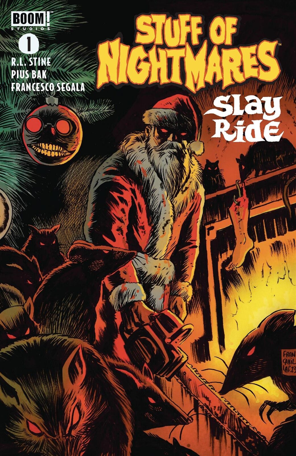 Stuff Of Nightmares Slay Ride #1 Cvr A Francavilla Boom Studios Comic Book