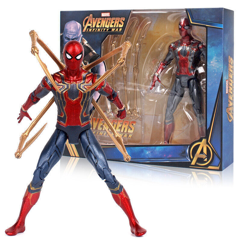 ZD Iron Spider-Man 7'' Action Figure Avengers Infinity War Hero Toy Kids Gift
