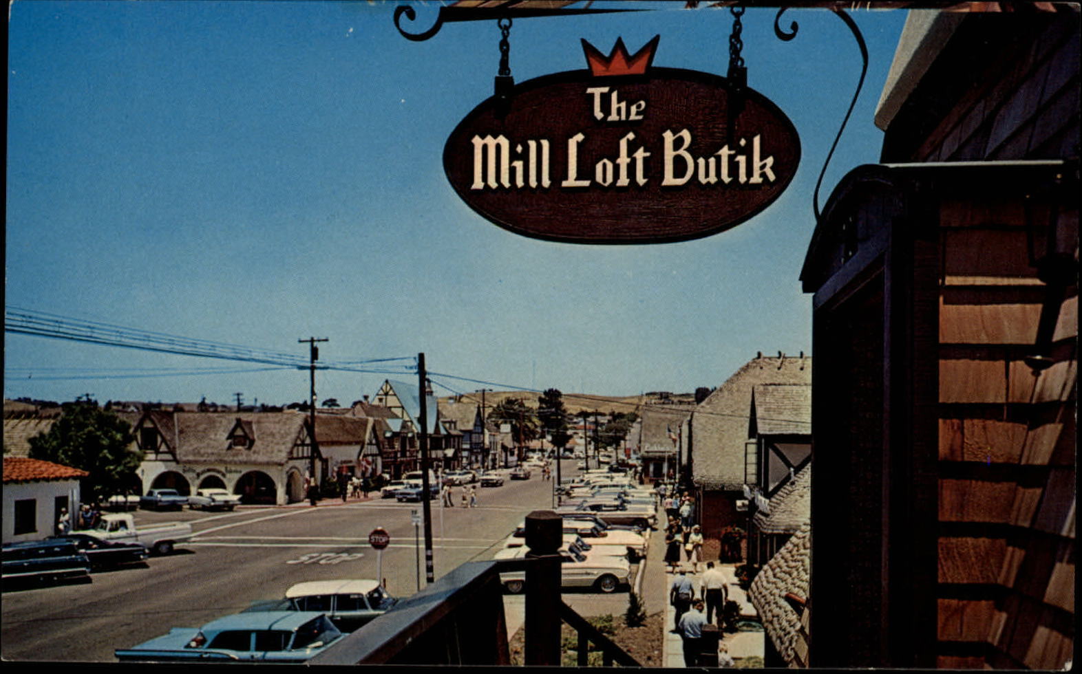 Mill Loft Butik ~ Solvang California ~ classic 1950s 1960s cars pickup truck