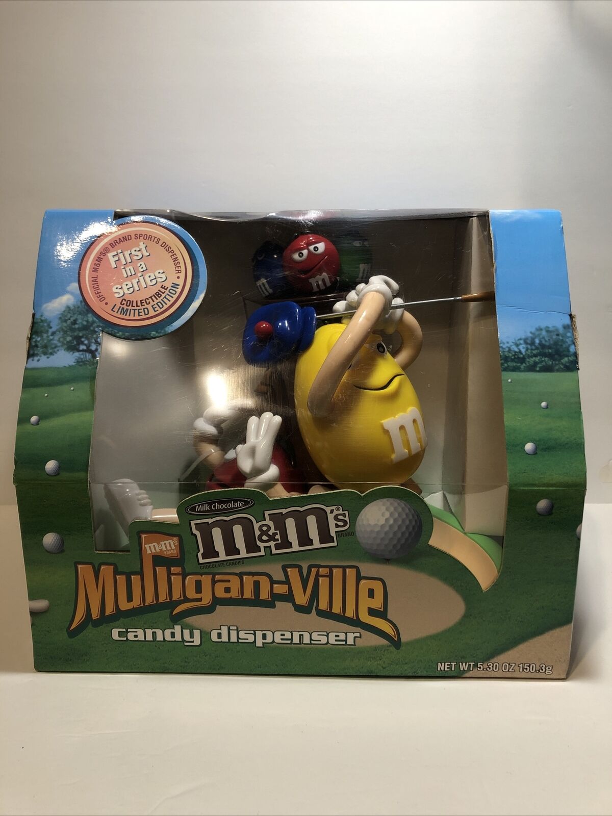 M&M\'s Golf Mulligan-Ville Candy Dispenser FIRST IN A SERIES Limited Edition 