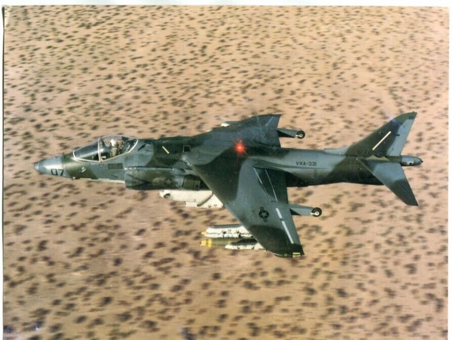1985-1990 USMC McDonnell Douglas AV-8B Harrier II VMA-331 Original Print