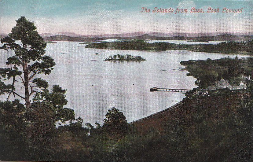 Postcard The Islands from Luss Loch Lomond UK