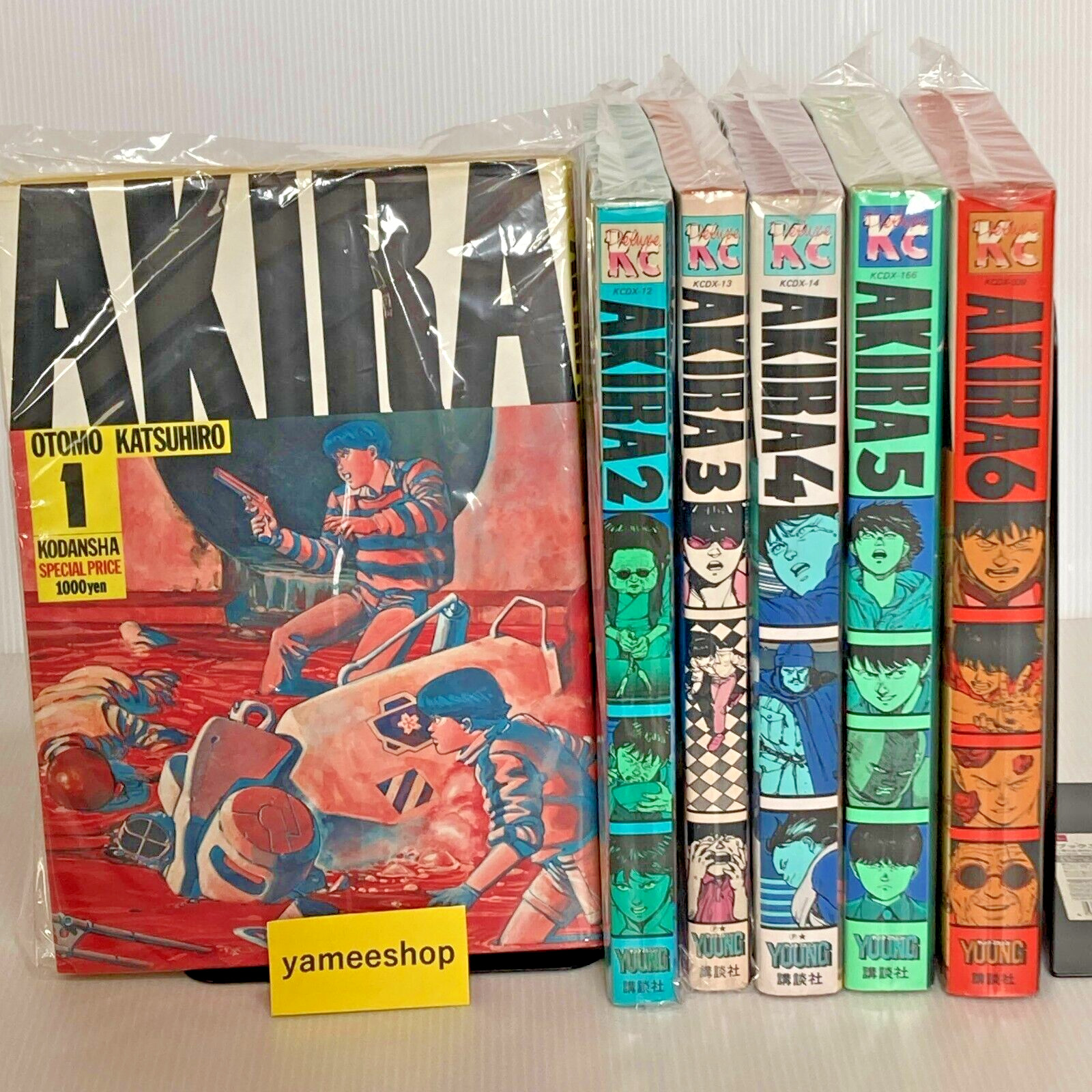 AKIRA Vol.1-6 Complete Full Set Manga Comics Katsuhiko Otomo Japanese language