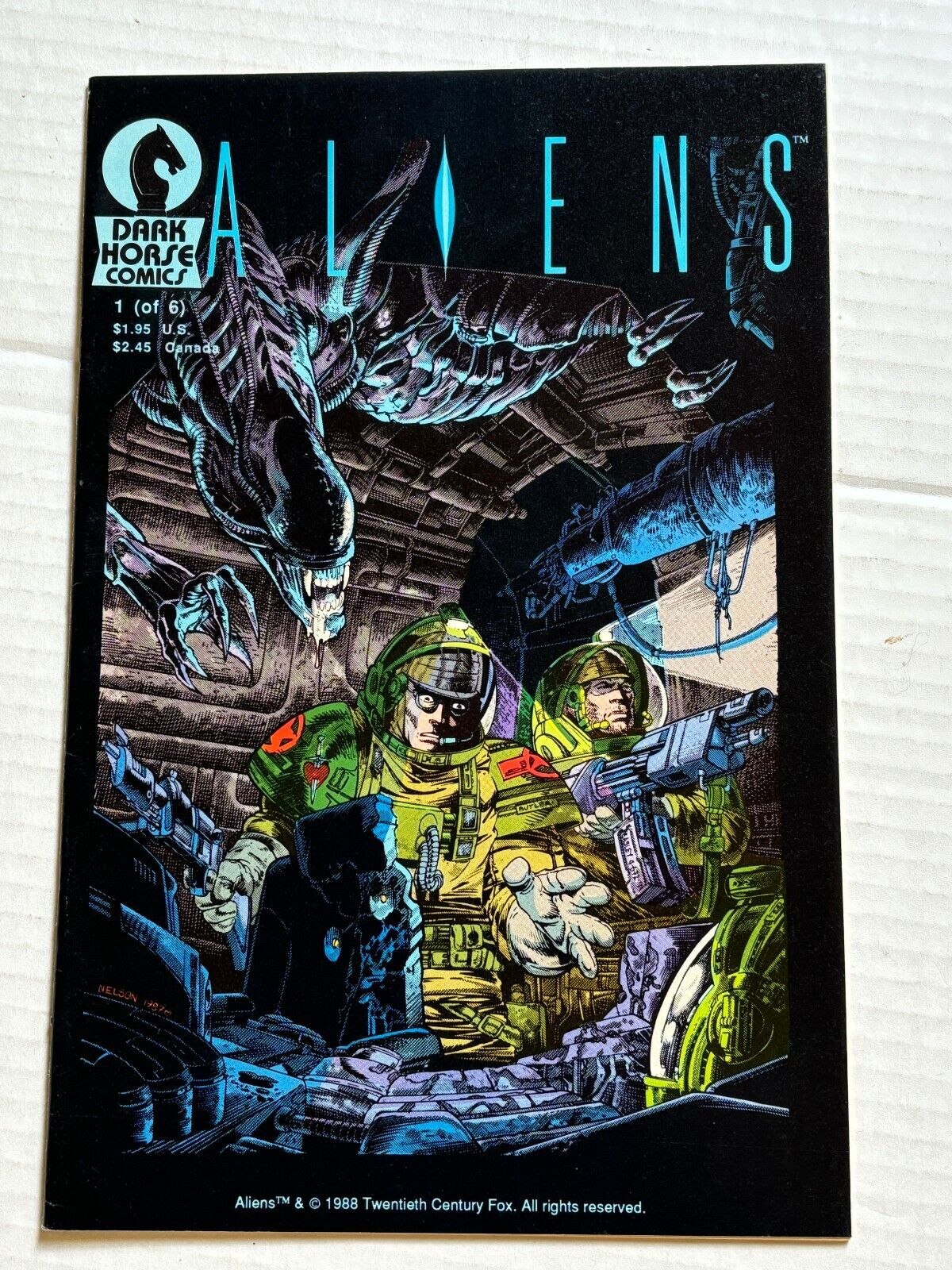 1988 Dark Horse Aliens #1 Comic Book 1st Printing