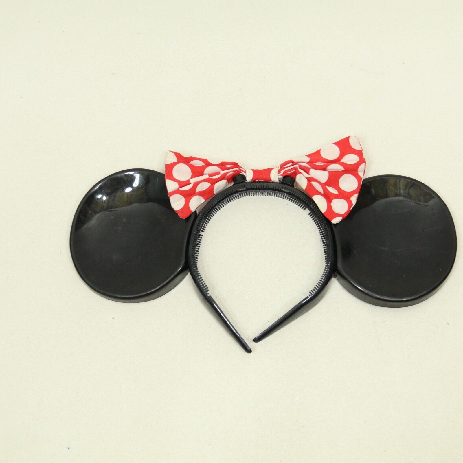 Vintage Disney Minnie Mouse Plastic Ears Bow Korea
