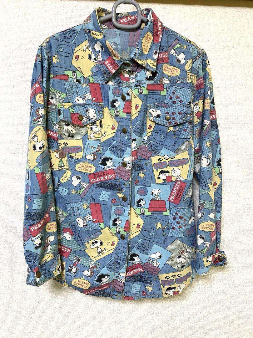 Snoopy M625 Vintagesnoopy All-Over Pattern Shirt