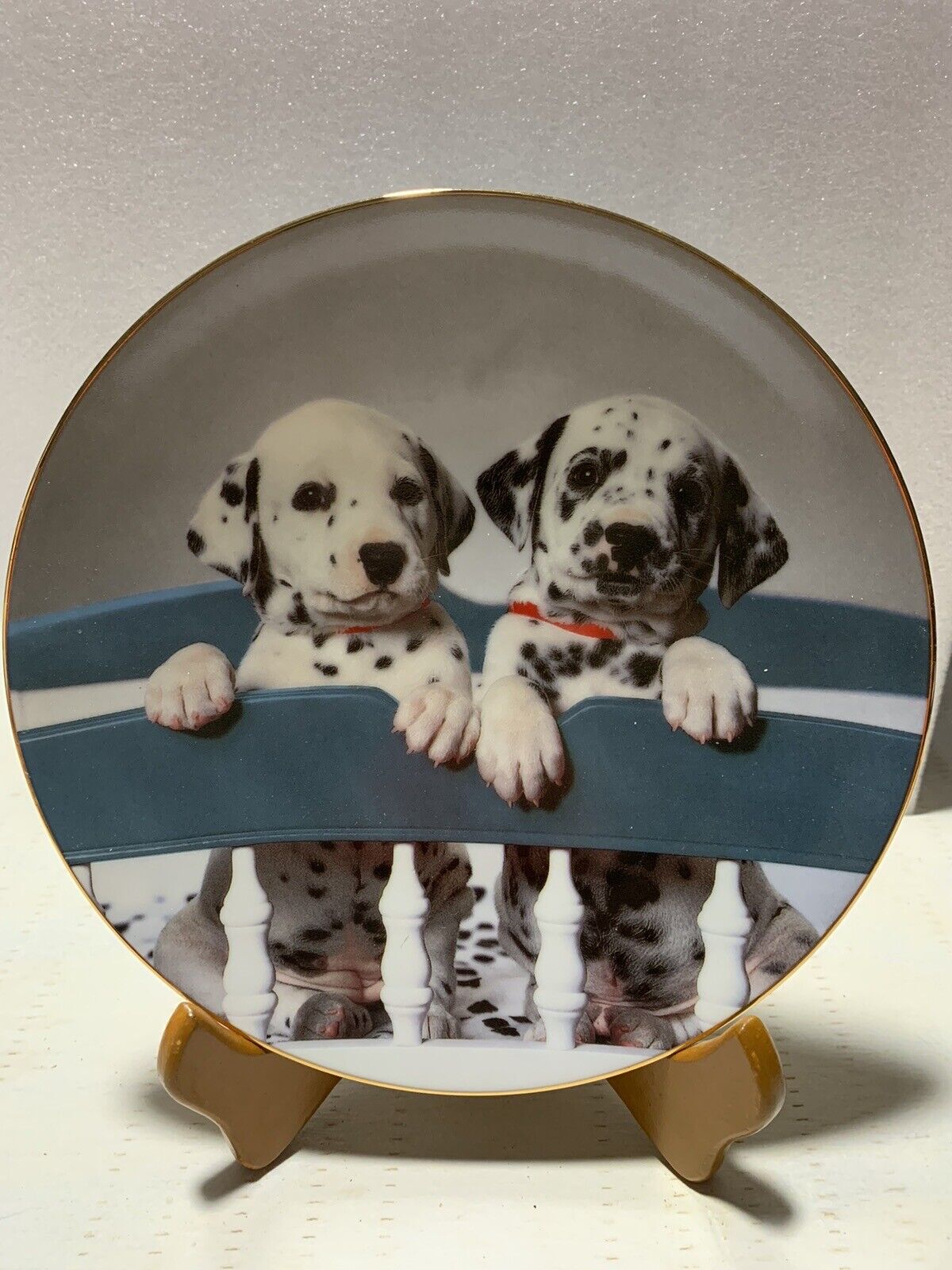Those Delightful Dalmatians Collector Plate “Naptime Already” Limited Edition