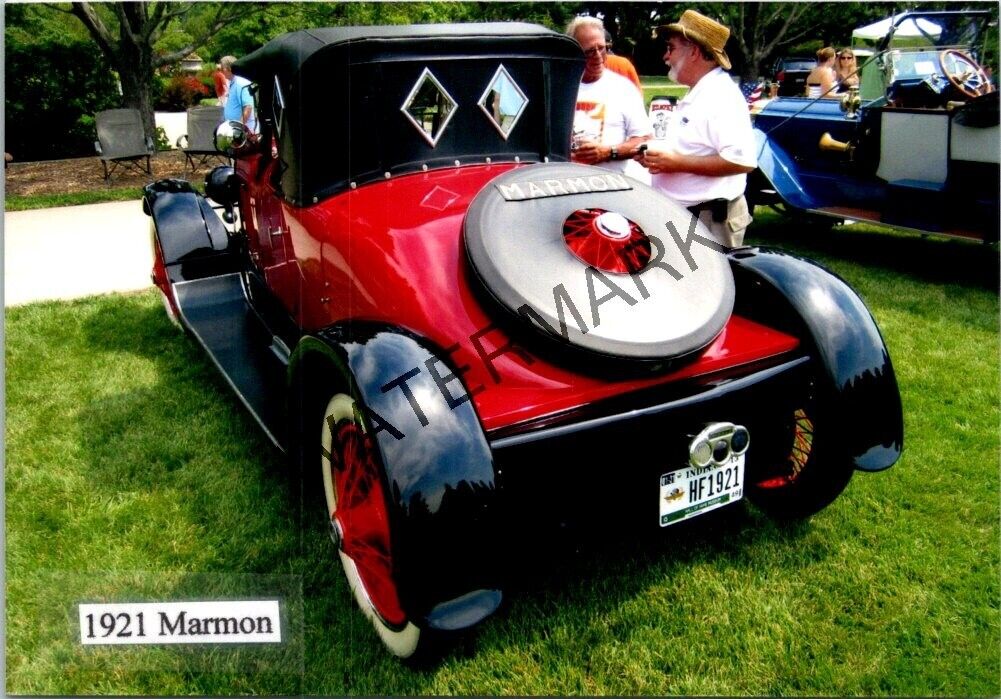 1921 Marmon 34B rear classic auto car show photo 3.5x5