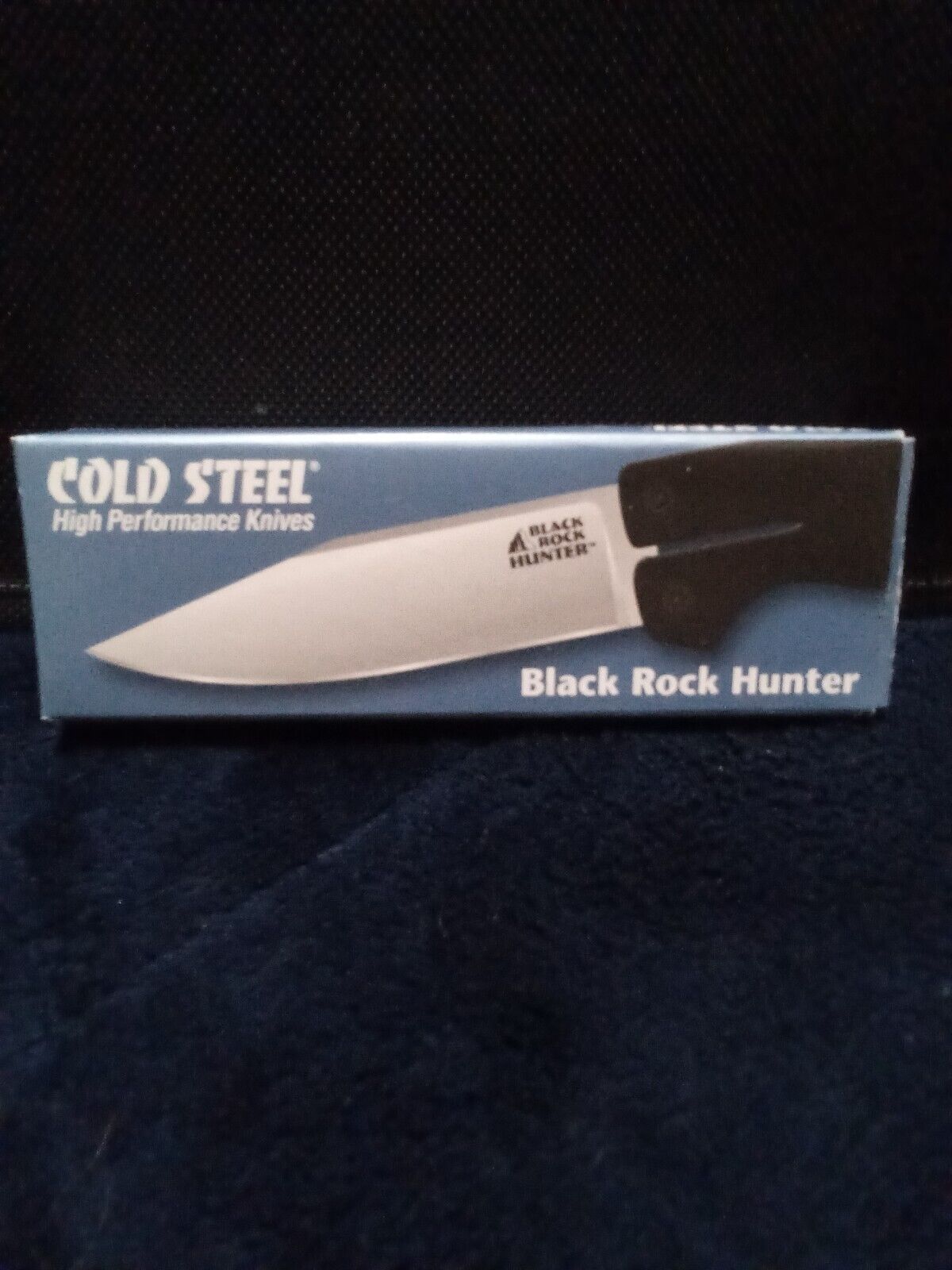 cold steel pocket knife black rock hunter new in box 