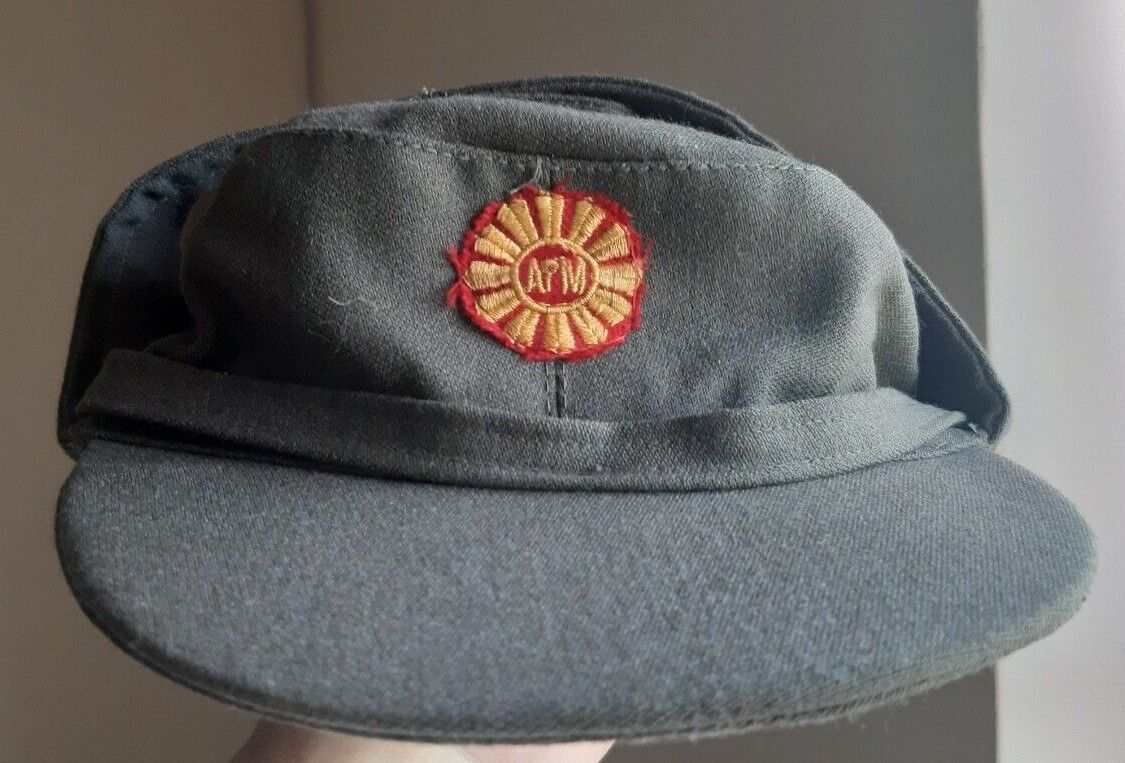  MACEDONIA ARMY HAT Macedonian MILITARY CAP around 1994 period MAKEDONIJA 