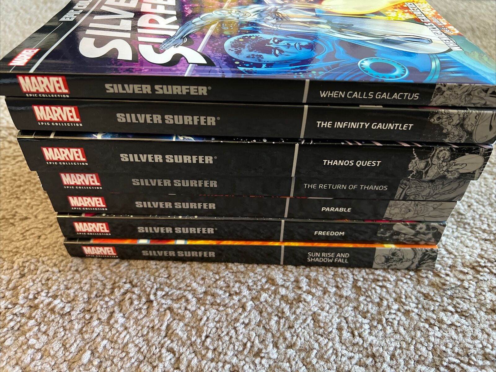 Silver Surfer Epic Collection lot 1 3 4 5 6 7 14 Marvel Thanos NM OOP See Desc