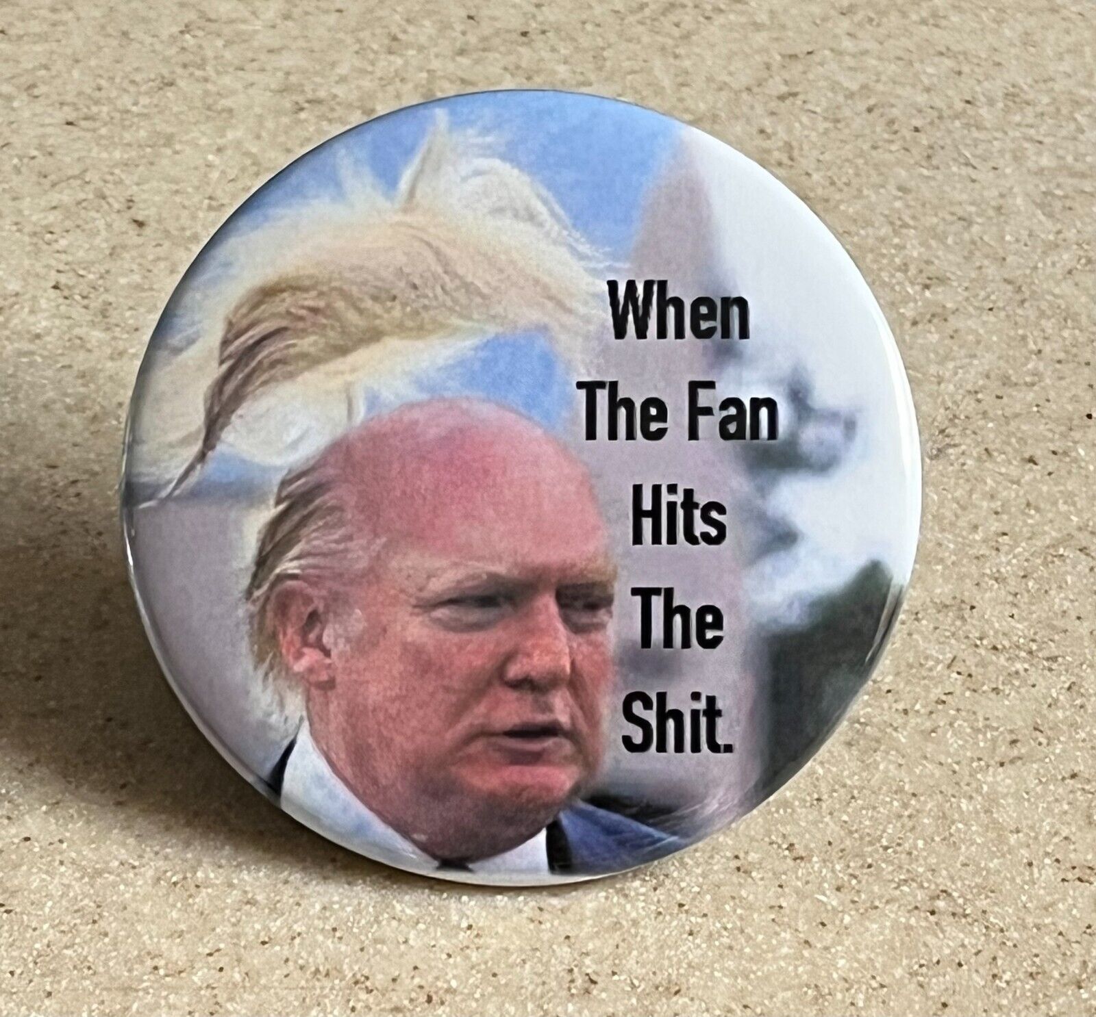 Anti-Trump Funny Pin 