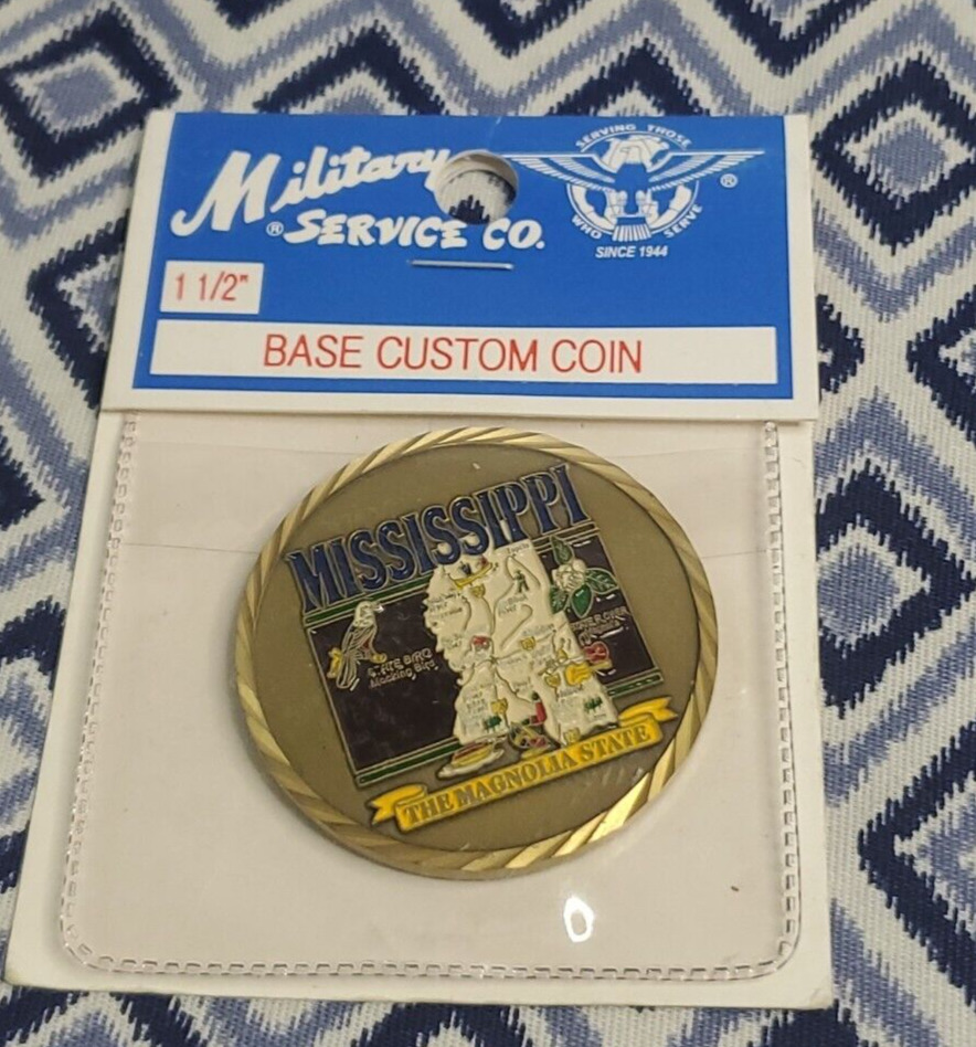 Mississippi The Mangolia State Camp Shelby, Established 1917 Challenge Coin  NEW