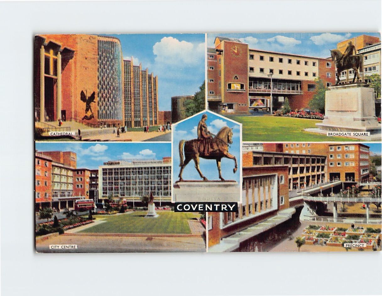 Postcard Coventry, England