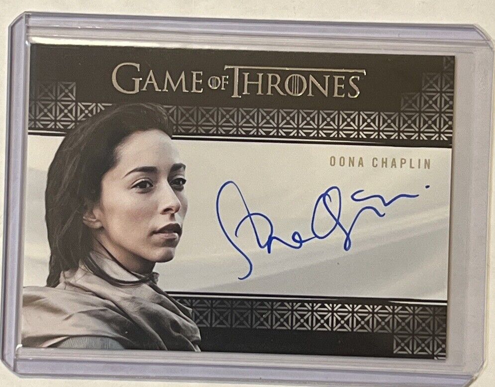 2023 Game of Thrones Arts and Images Auto Oona Chaplin Lady Talisa Stark Steel