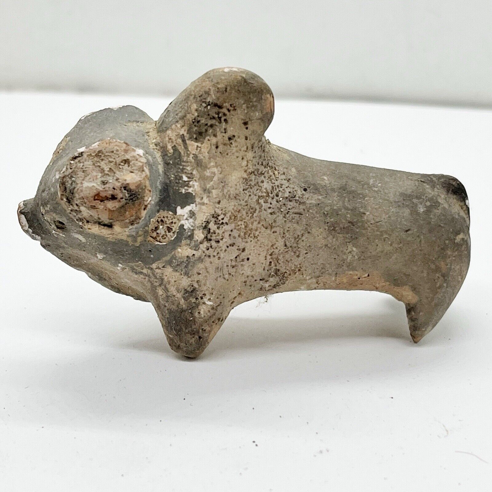Authentic Indus Valley Harappian Bull Figure Clay Artifact Circa 2600-2000 BC ::
