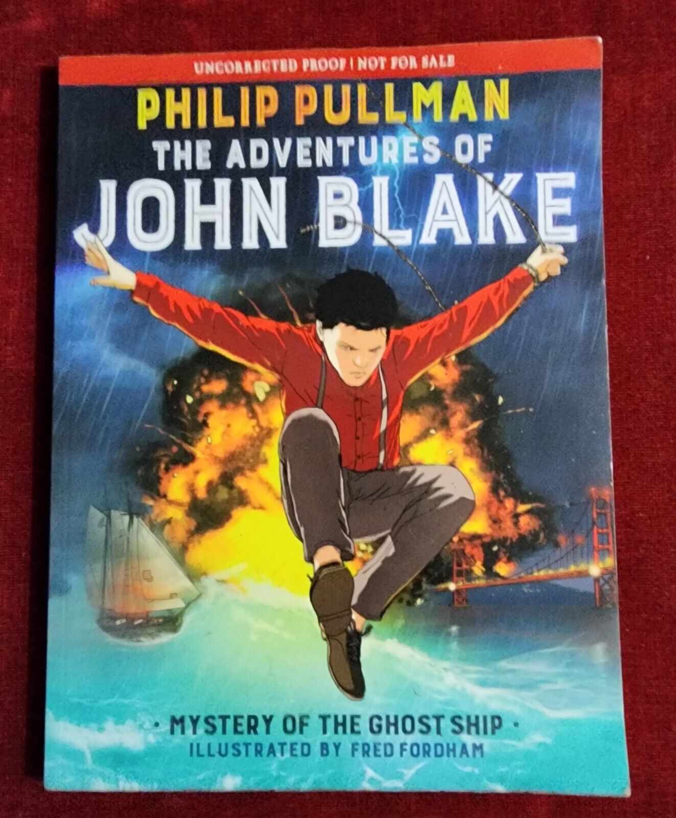*RARE* The Adventures Of John Blake Mystery Of The Ghost Ship Uncorrected Proof 