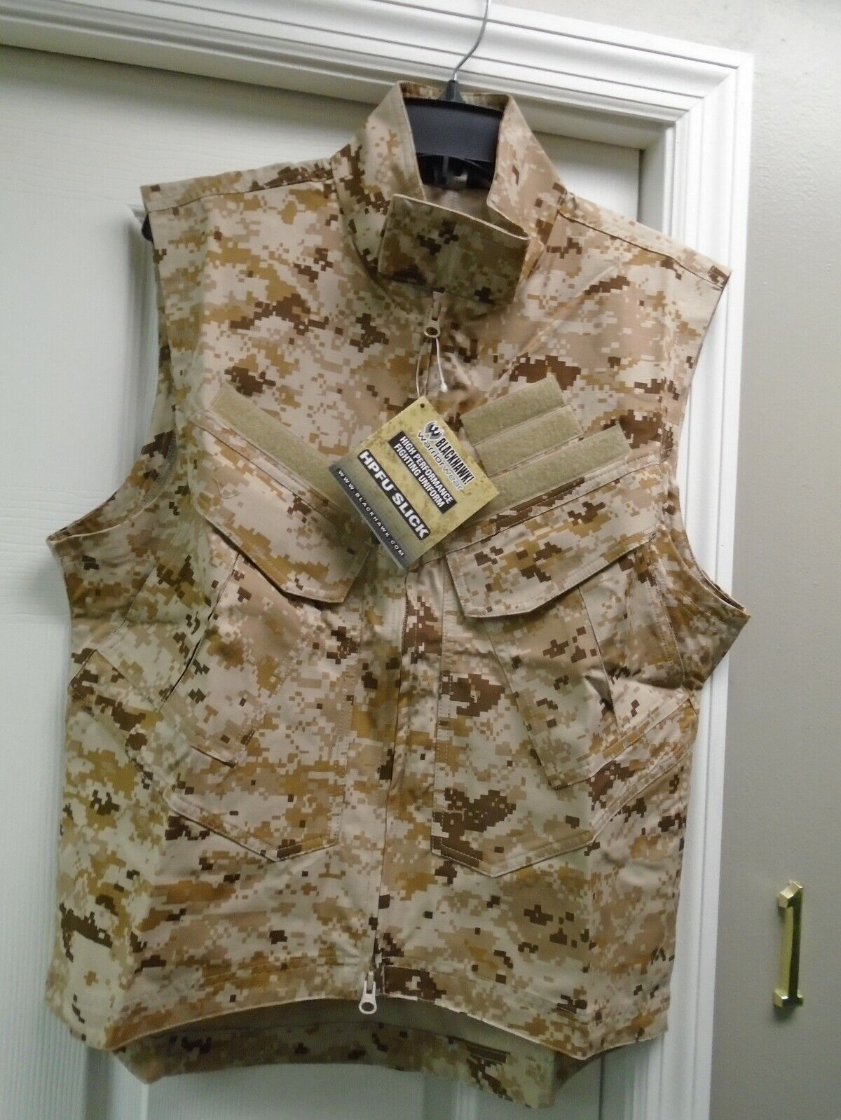 BLACKHAWK Combat Tactical Performance Range Vest, Sz: LG; Camo