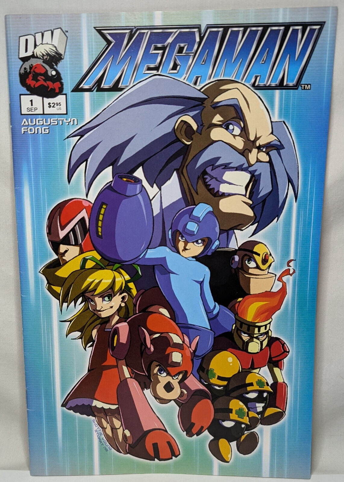 Mega Man #1 Skottie Young Variant Dreamwave DW Comics 2003 - 1st App Of MegaMan