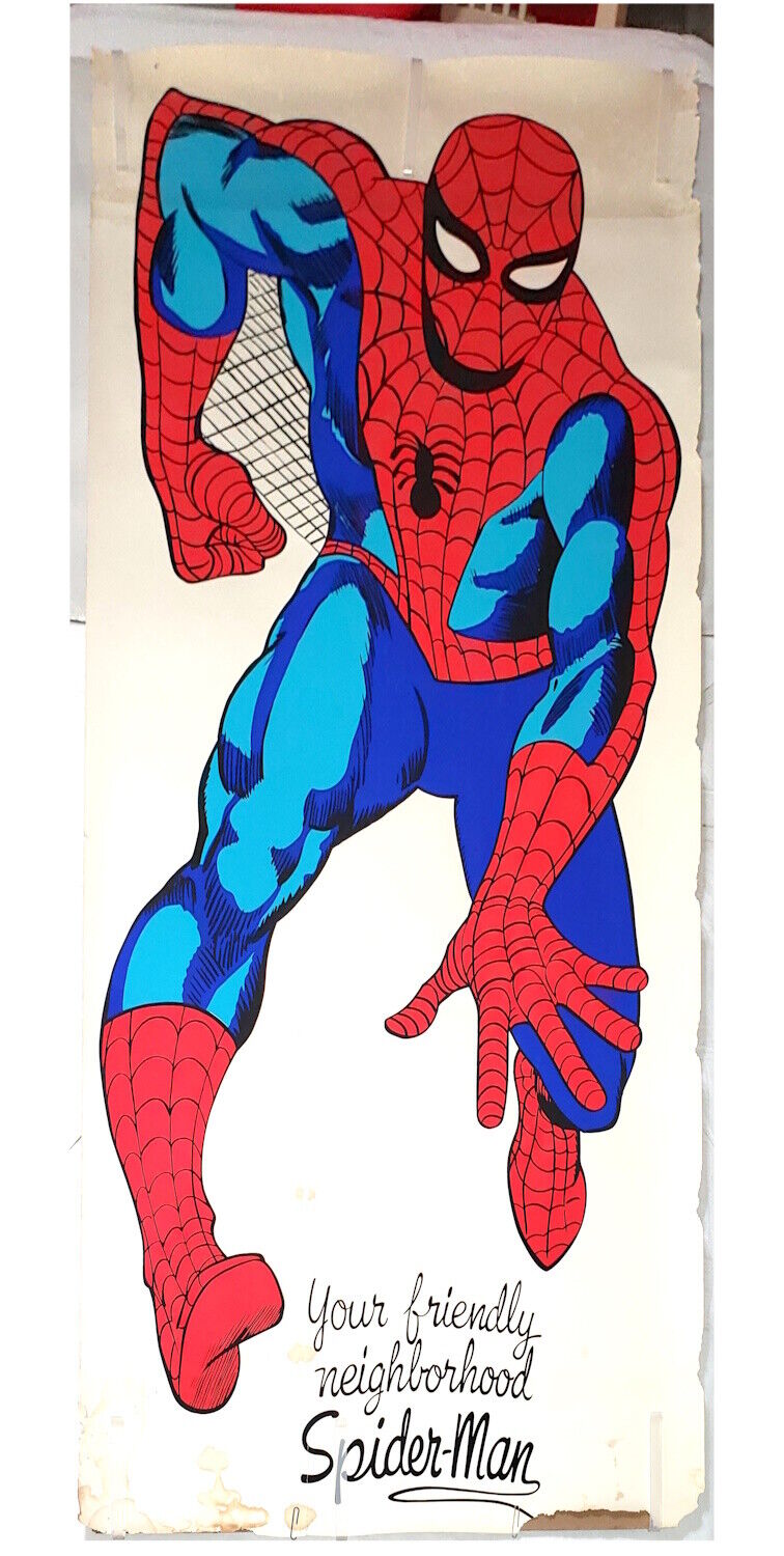 Spider-Man Marvel Super Heroes Poster #1 1965 Door Huge 6 Foot