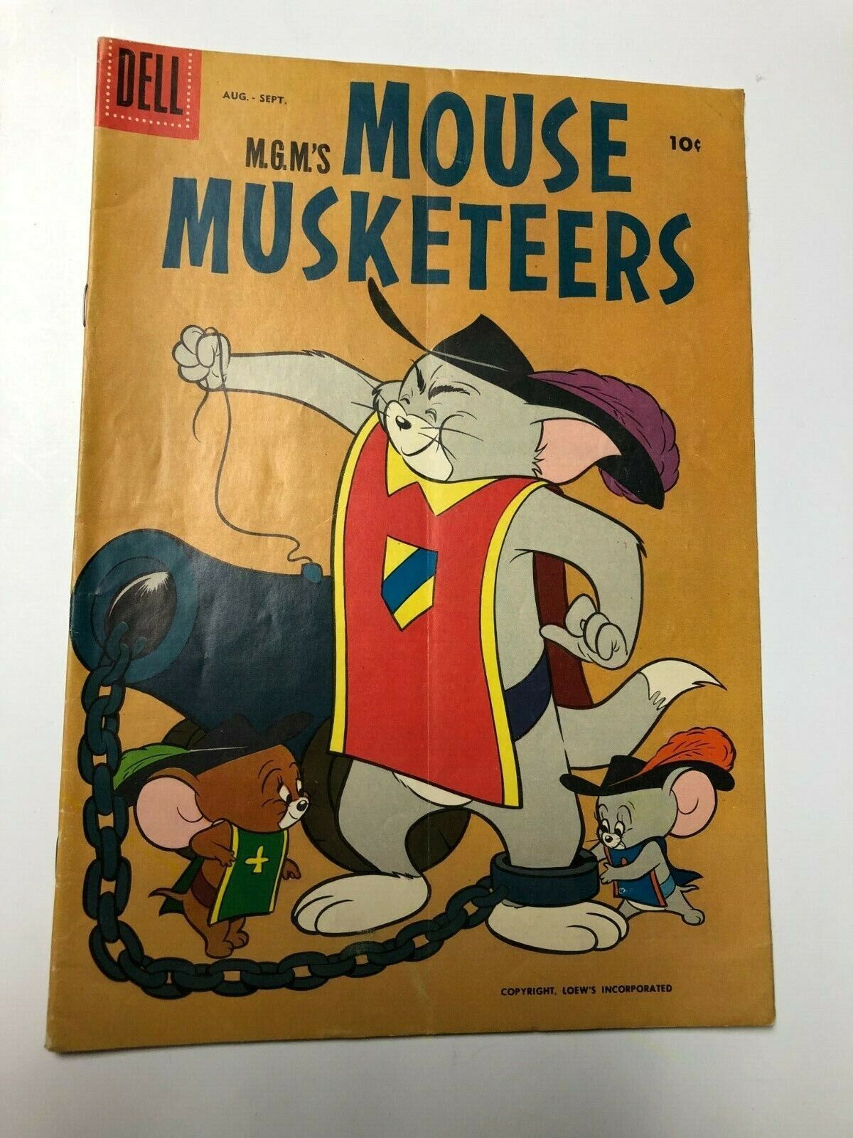 MGM's Mouse Musketeers Comic #14 Aug/Sept., 1958 Dell