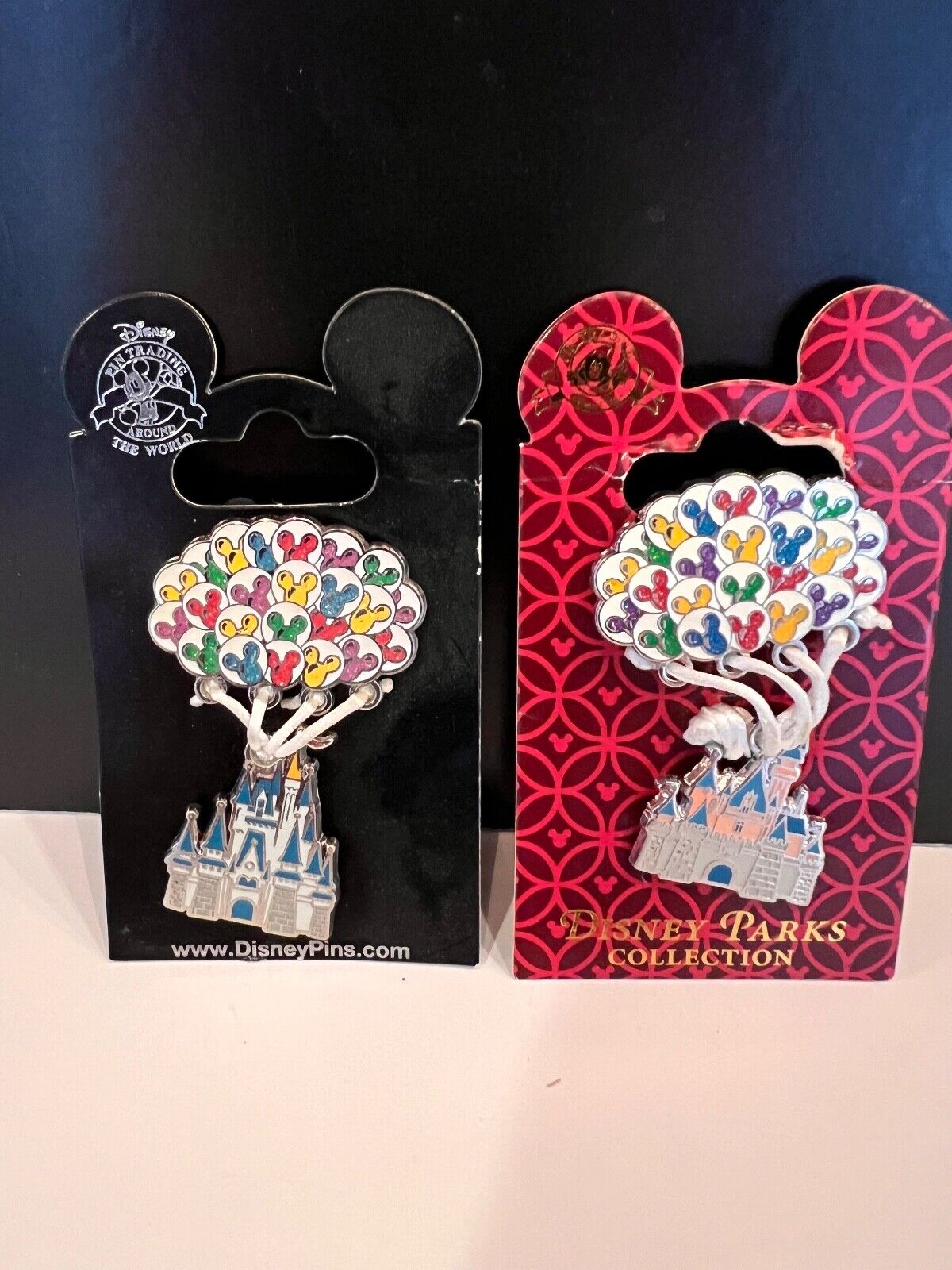 Disney Trading Pins Cinderalla Castle and Sleeping Beauty Casty floating with mo