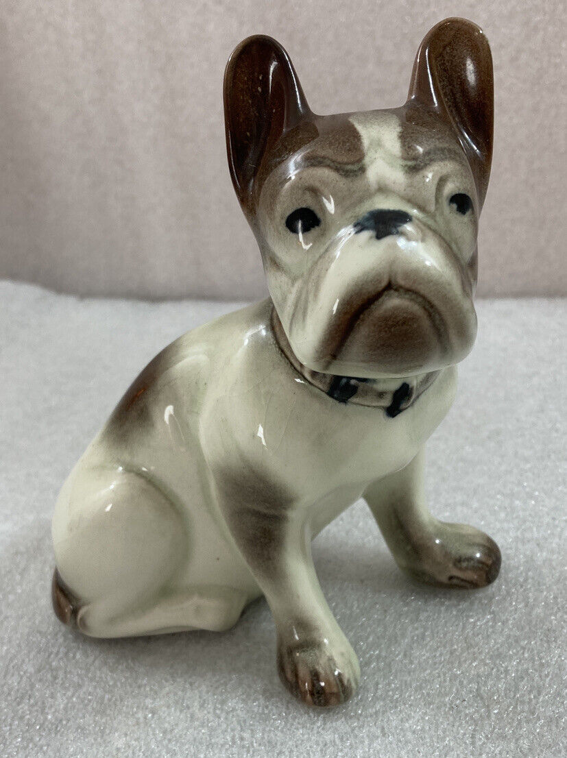 Boston Terrier ceramic porcelain Figurine 5.5\