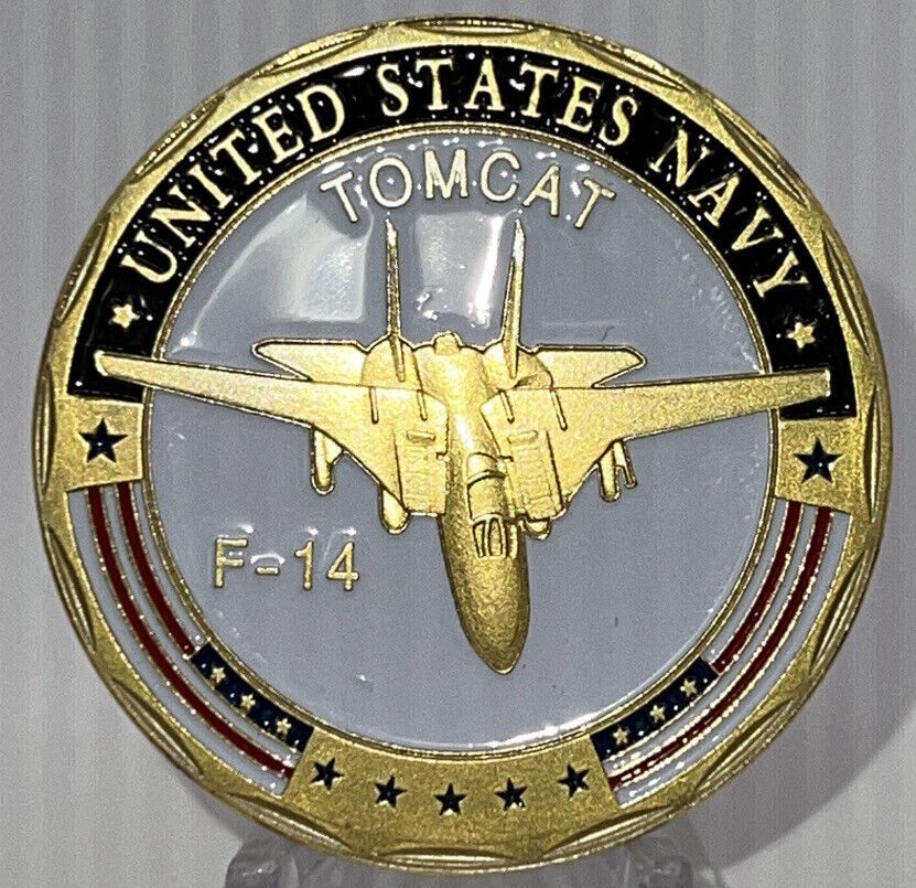 * UNITED STATES Navy F-14 Tomcat Challenge New Coin In An Airtight Capsule