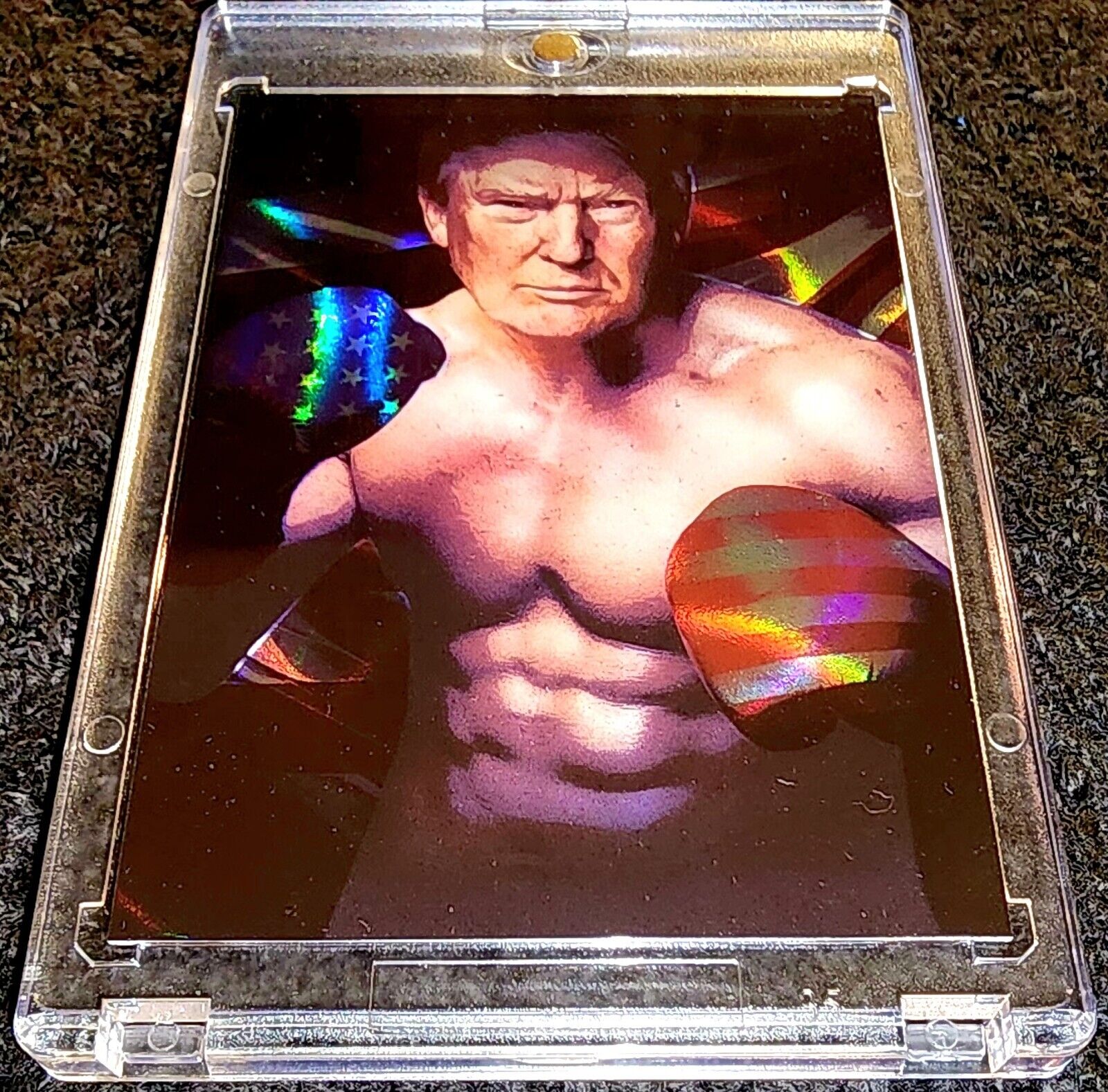 Donald Trump The Boxer Proud Patriots Limited Edition Trading Card MAGA USA SP