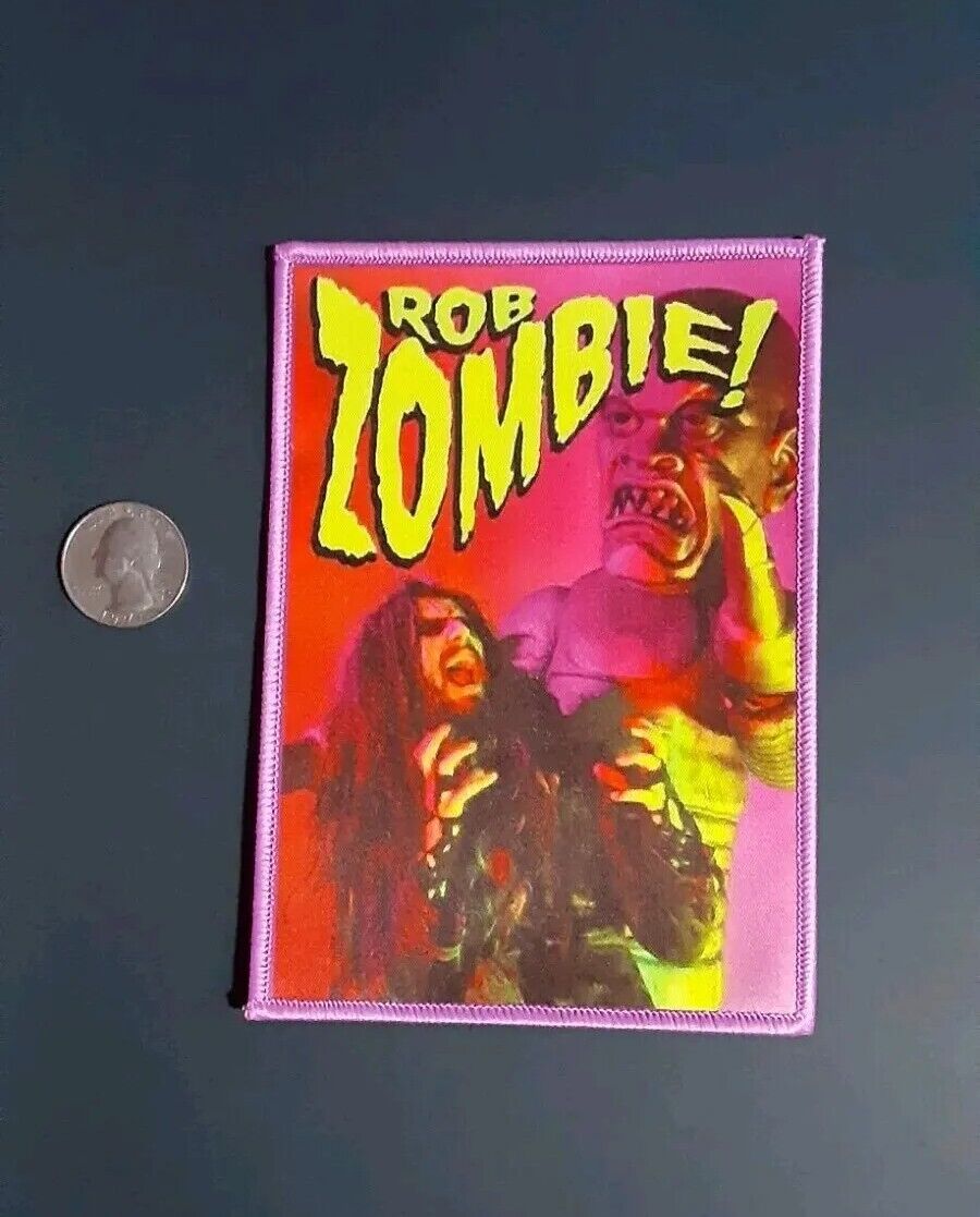 Rob Zombie PHANTOM CREEP Battle Patch 🤘purple border Hellbilly Deluxe Ozzfest