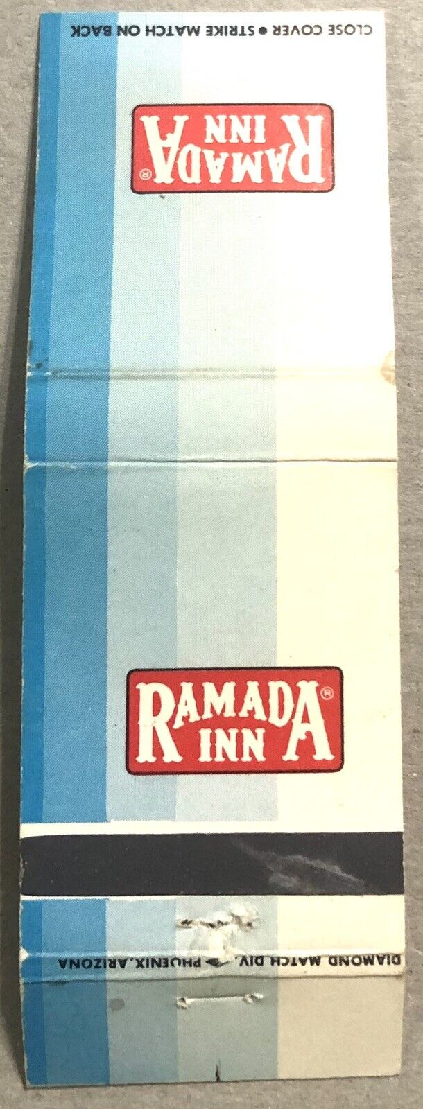 Vintage 20 Strike Matchbook Cover - Ramada Inn