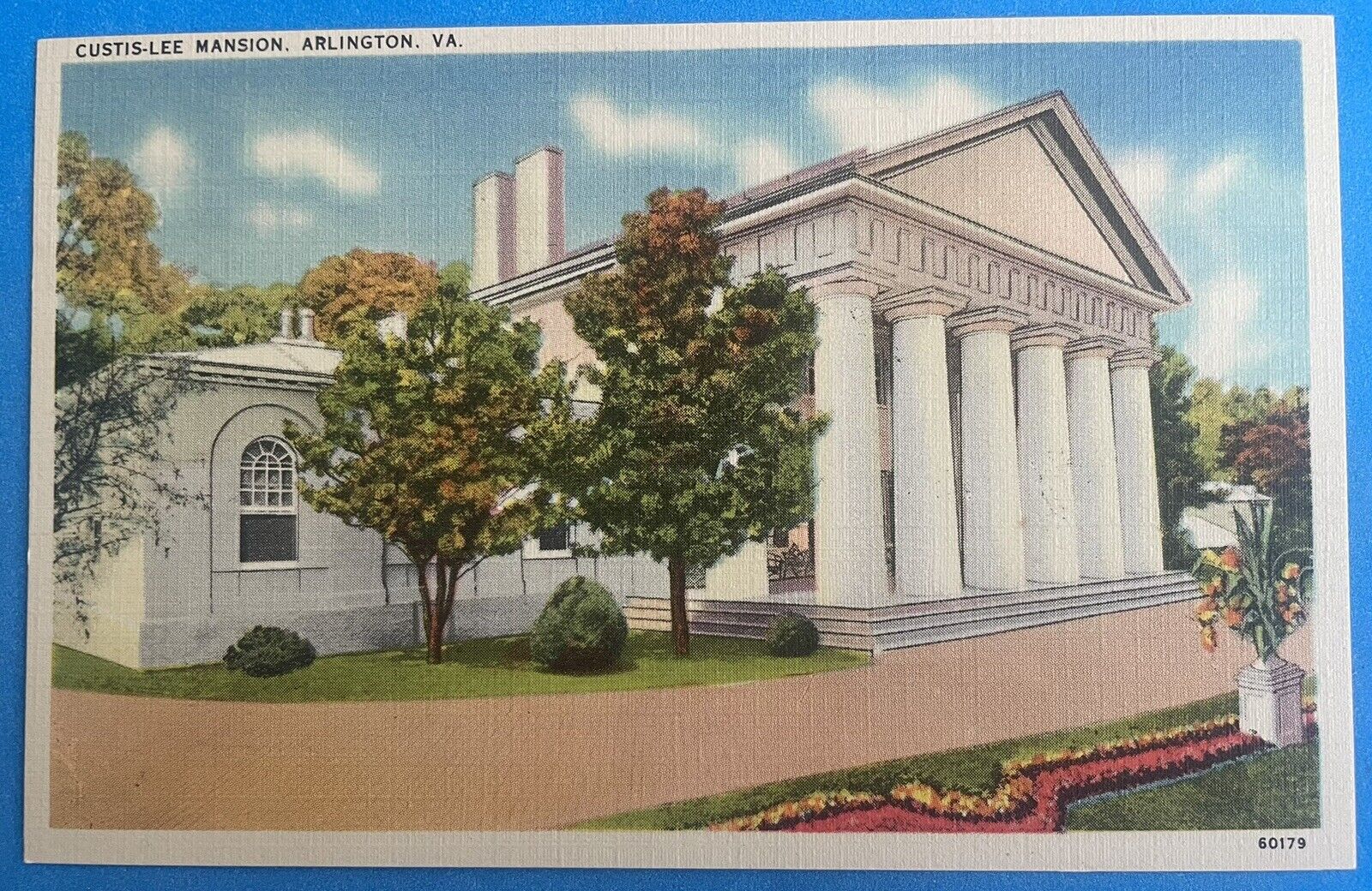 Vintage Custis-Lee Mansion Arlington VA Postcard - Colorchrome Washington DC