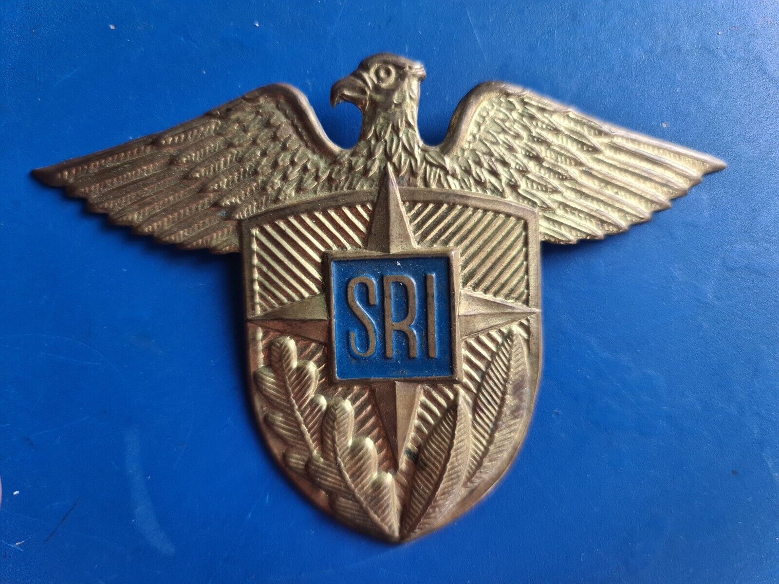 Romania SRI Romanian Intelligence Agency badge urban rare find