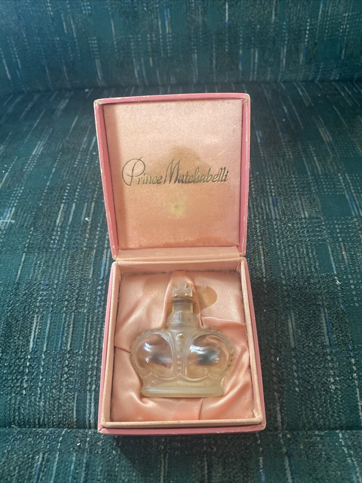 Prince Matchabelli Stradivari 50's Antique USA Vintage Perfume Bottle