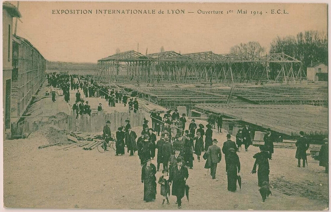 CPA - LYON - International Exhibition of Lyon - Opening May 1, 1914 - E.C.L.