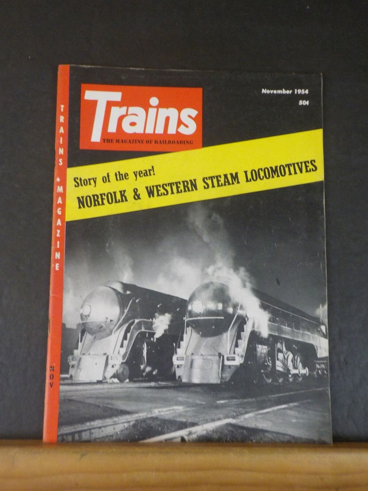 Trains Magazine 1954 November Norfolk & Western Steam Locomotives Georgia