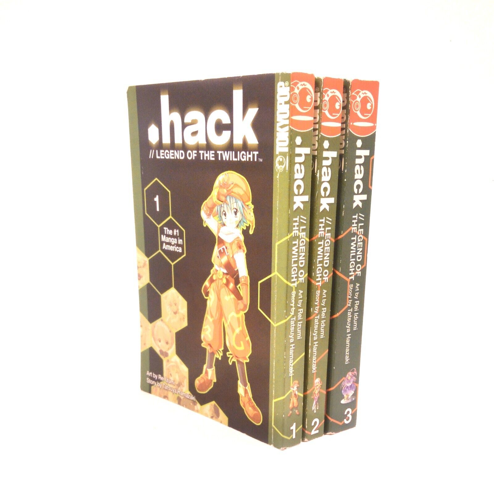 .hack Legend of the Twilight  dot hack Lot English Manga Vol. 1 - 3 Complete Set