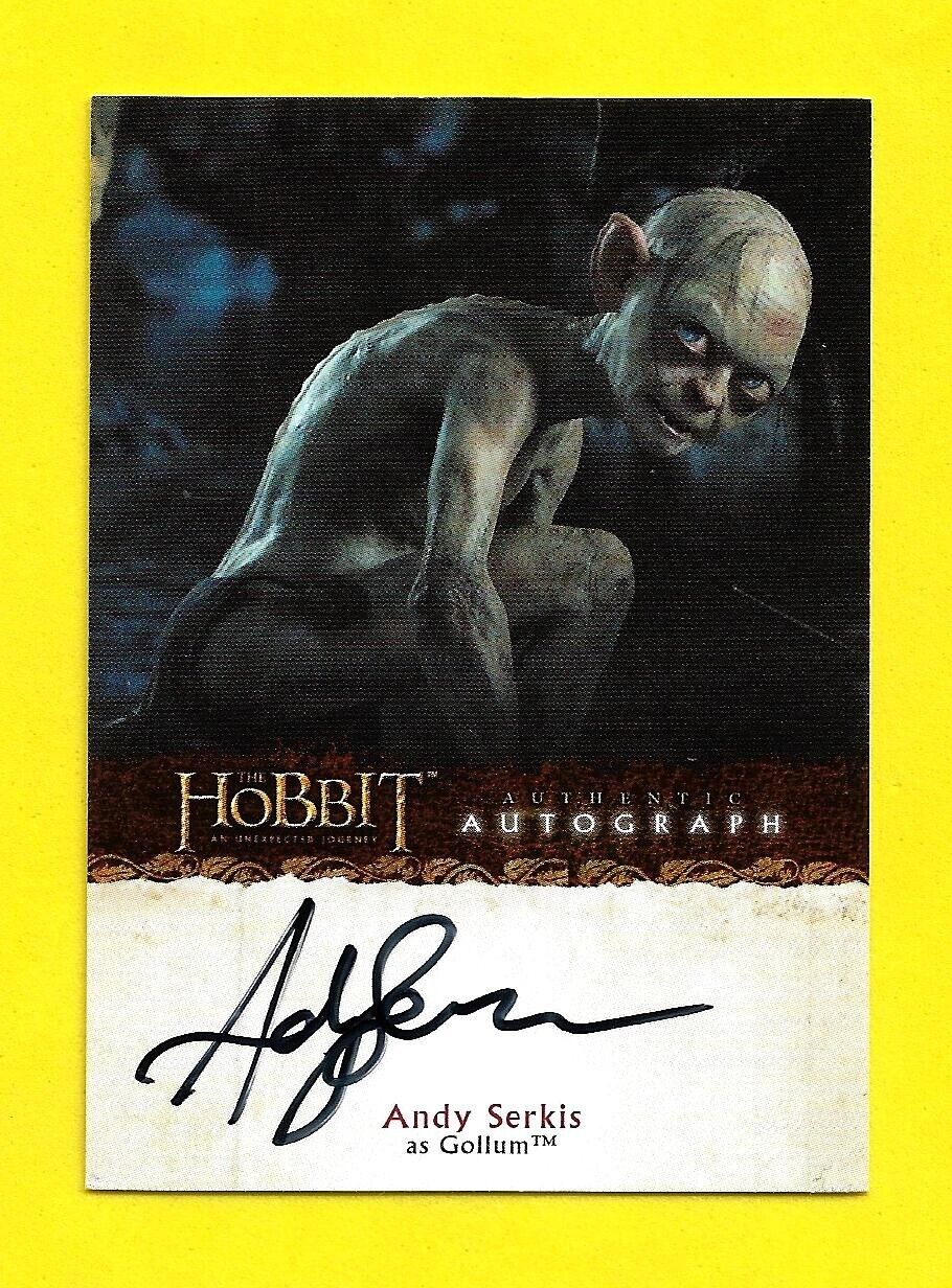2014 The Hobbit An Unexpected Journey Autograph A18 Andy Serkis as Gollum