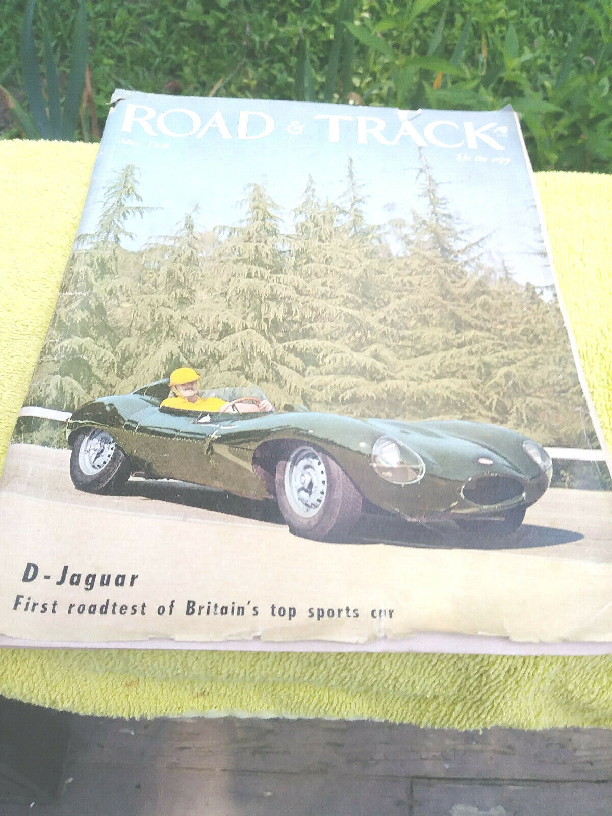 Motor & Track Magazine May 1956 D-Jaguar