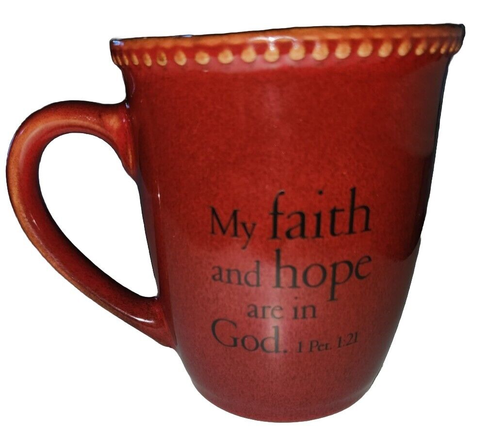 2011 Christian Art Gifts FAITH Mug Psalm 91:2 Faith and Hope In God 12 oz Cup  