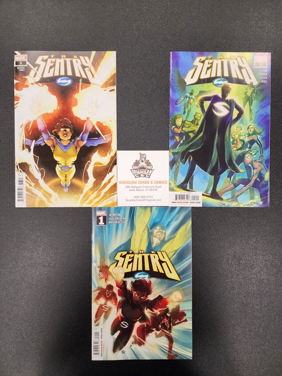 The Sentry #1-#3 (2024) Marvel Comics 3 Book Lot NEW NM