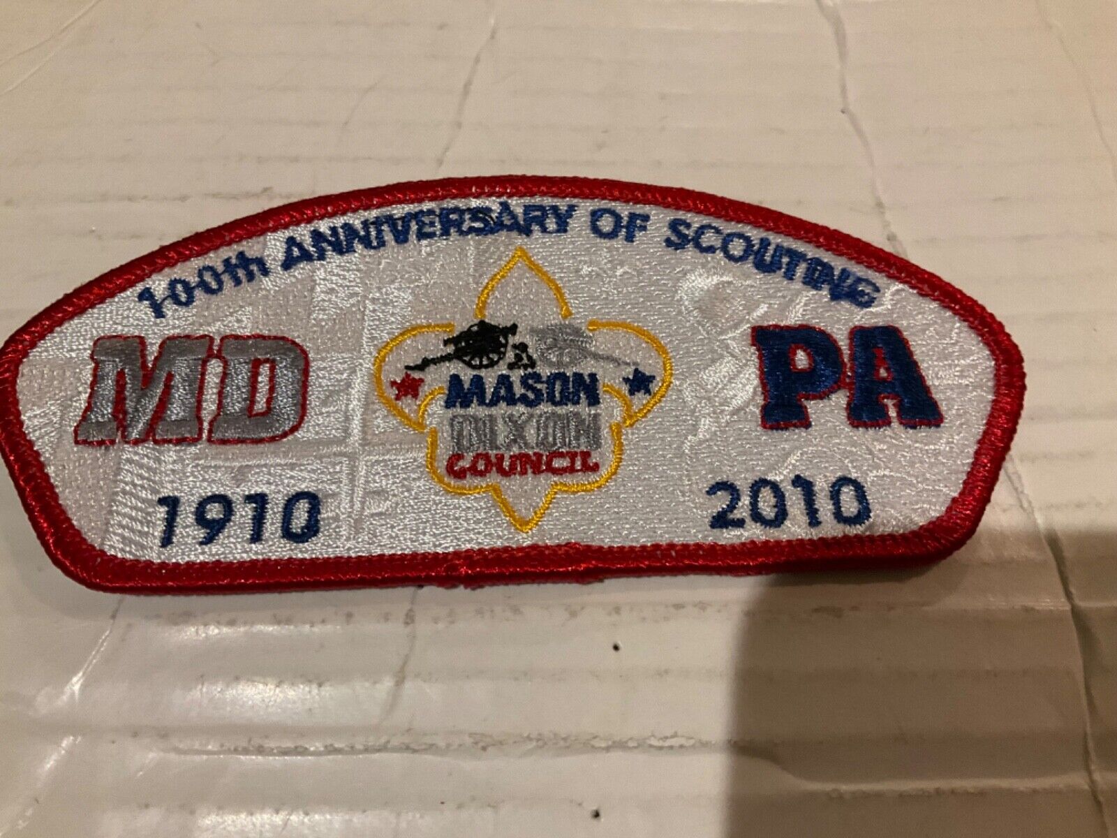 Mason Dixon Council CSP S46 BSA 100th Anniversary 2010 b
