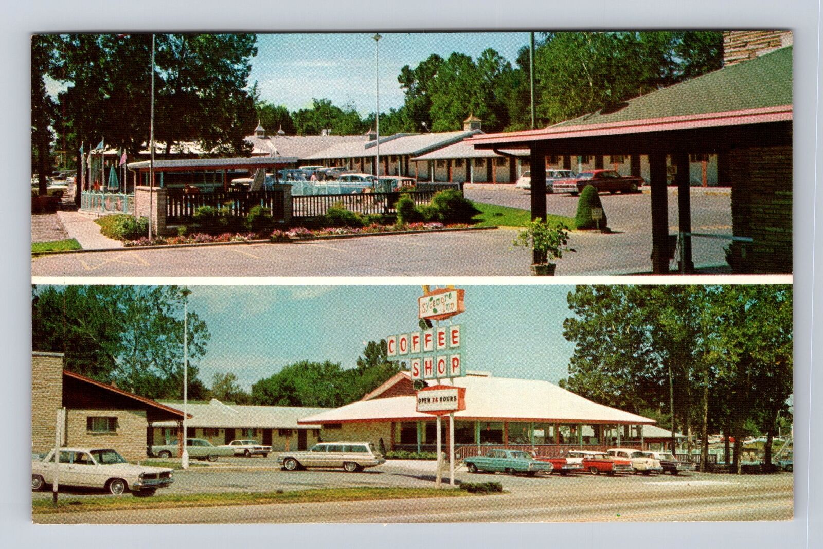 Springfield MO-Missouri, Rail Haven Motel & Restaurant Vintage Souvenir Postcard