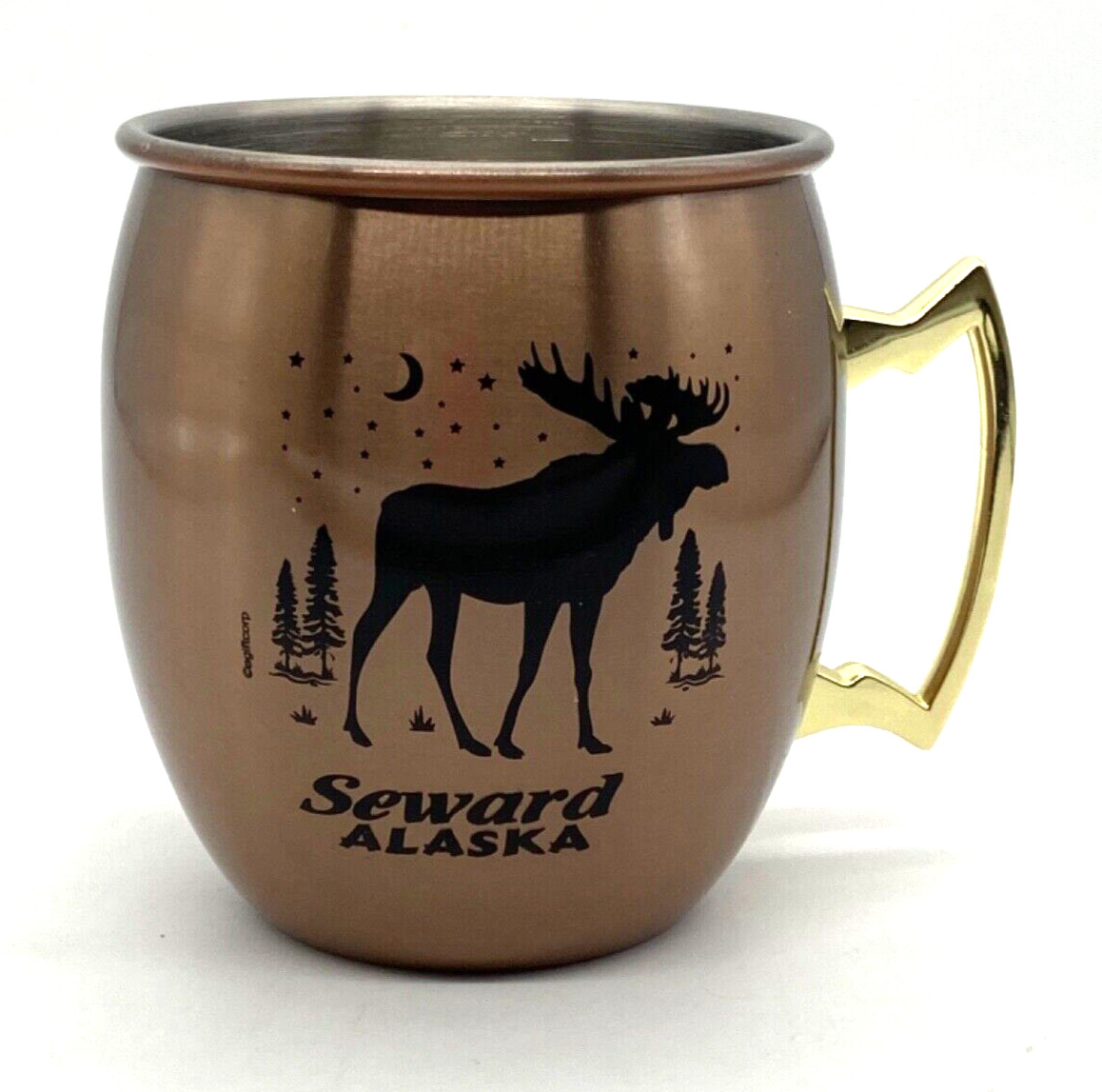 Alaska Moscow Mule Coffee Mug Seward Large 16 oz NWT